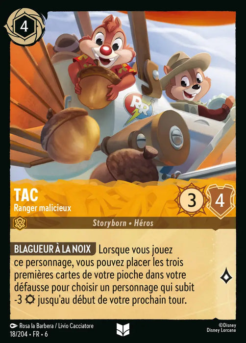 Tac - Ranger malicieux (18/204) - Inhabituelle - Cold Foil