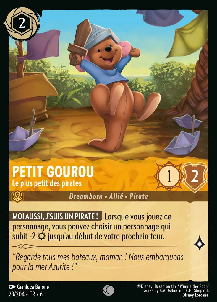 Petit Gourou - Le plus petit des pirates (23/204) - Commune - Cold Foil
