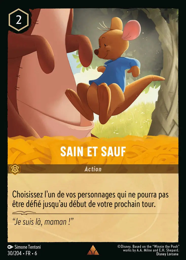 Sain et sauf (30/204) - Rare