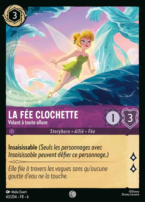 La Fée Clochette - Volant à toute allure (43/204) - Commune - Cold Foil
