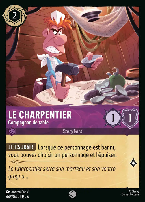 Le Charpentier - Compagnon de table (44/204) - Commune - Cold Foil