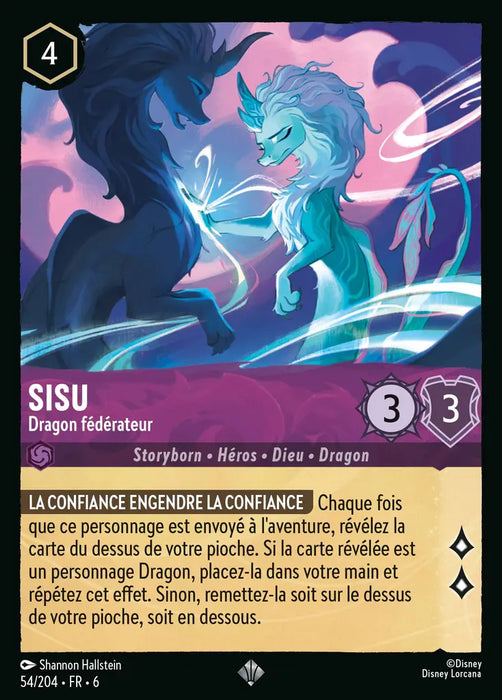 Sisu - Dragon fédérateur (54/204) - Très Rare - Cold Foil