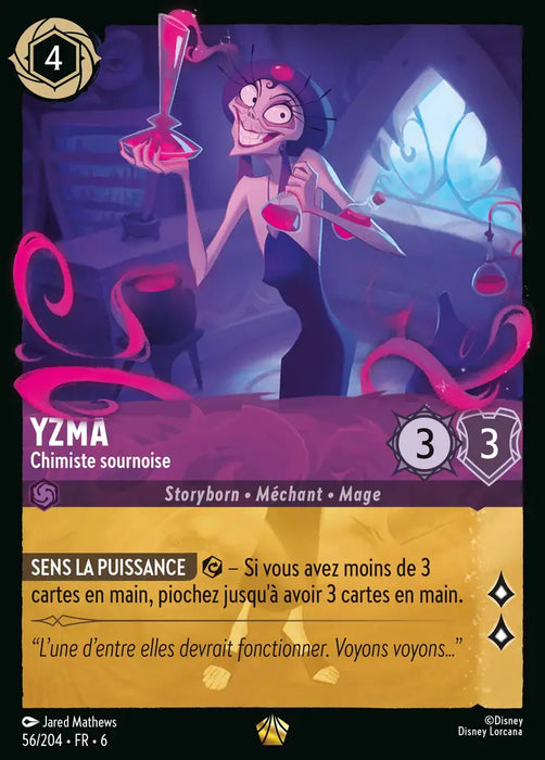 Yzma - Chimiste sournoise (56/204) - Légendaire - Cold Foil