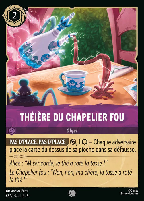 Théière du Chapelier Fou (66/204) - Commune - Cold Foil