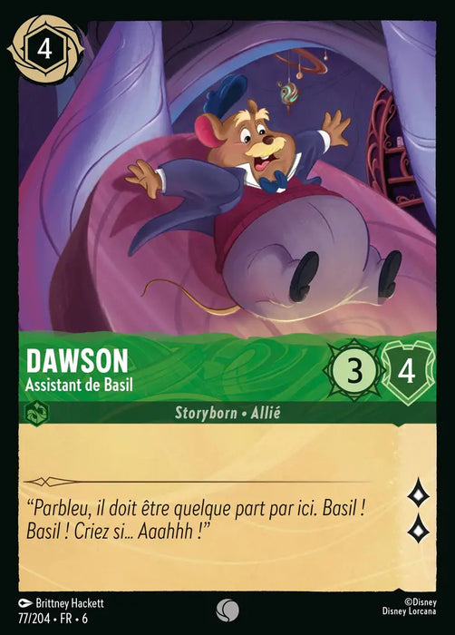 Dawson - Assistant de Basil (77/204) - Commune - Cold Foil