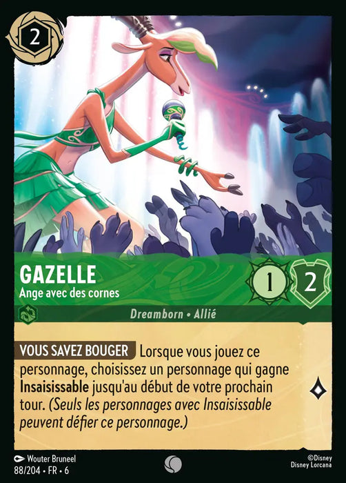 Gazelle - Ange avec des cornes (88/204) - Commune - Cold Foil