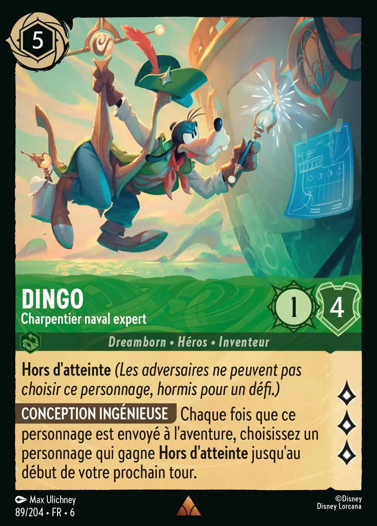 Dingo - Charpentier naval expert (89/204) - Rare - Cold Foil