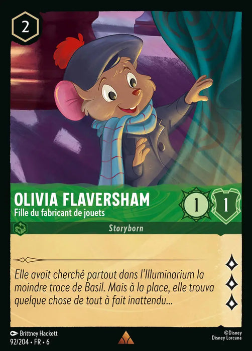 Olivia Flaversham - Fille du fabricant de jouets (92/204) - Rare