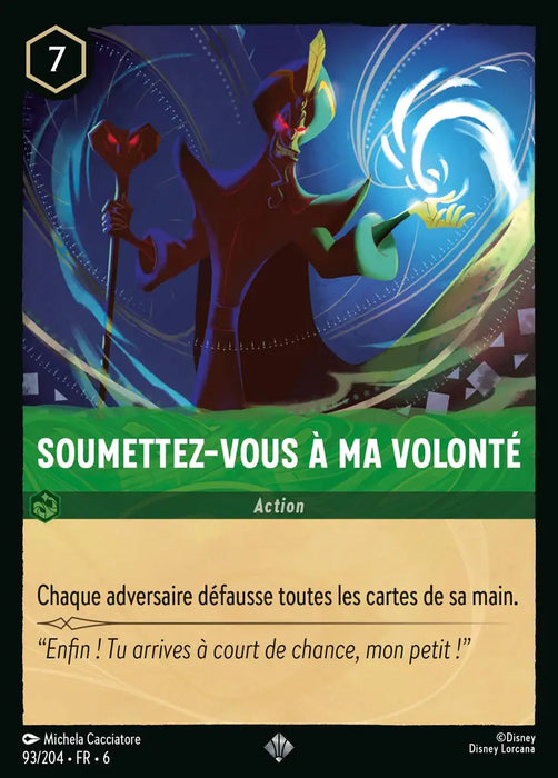 Soumettez-vous à ma volonté (93/204) - Très Rare - Cold Foil