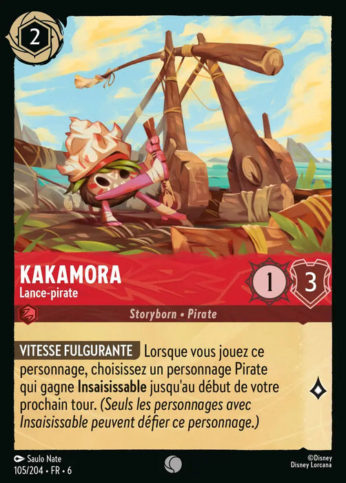 Kakamora - Lance-pirate (105/204) - Commune - Cold Foil