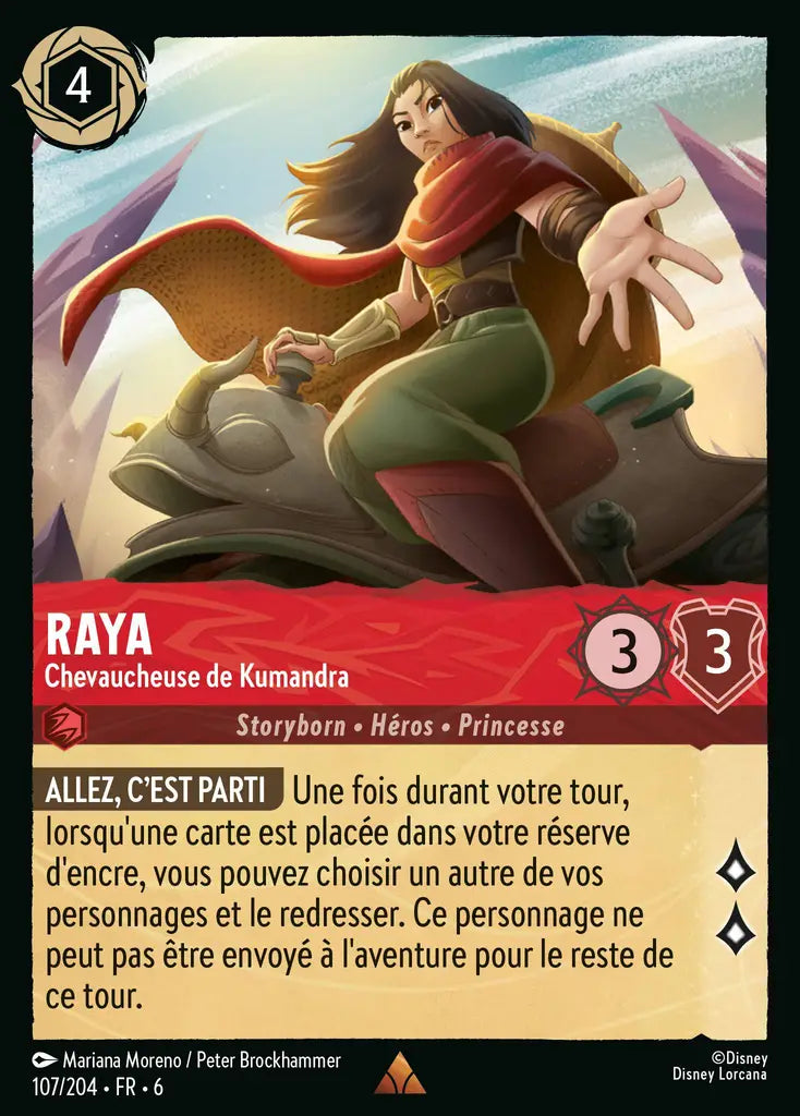 Raya - Chevaucheuse de Kumandra (107/204) - Rare - Cold Foil