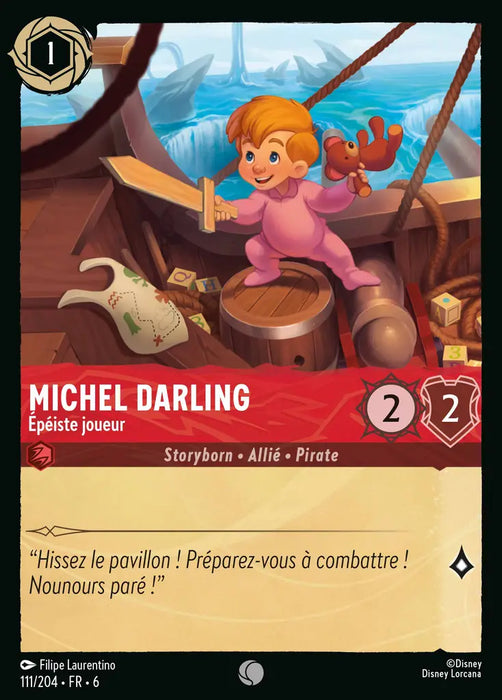 Michel Darling - Épéiste joueur (111/204) - Commune