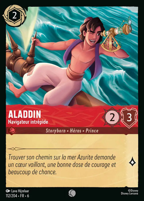 Aladdin - Navigateur intrépide (112/204) - Commune - Cold Foil