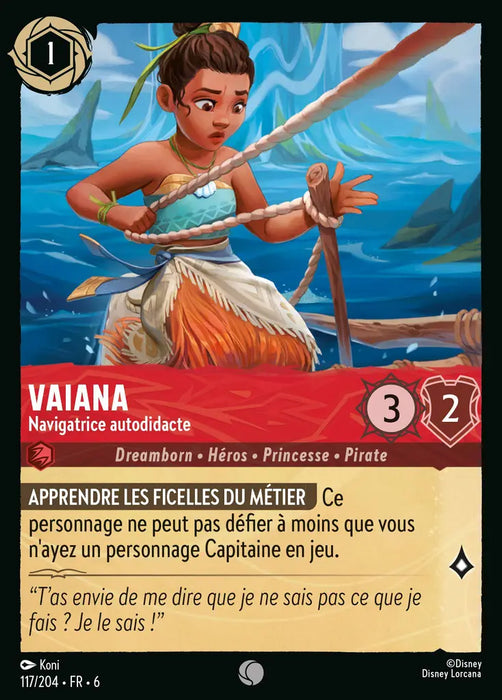 Vaiana - Navigatrice autodidacte (117/204) - Commune - Cold Foil