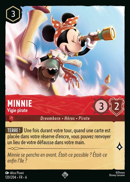 Minnie - Vigie pirate (120/204) - Très Rare