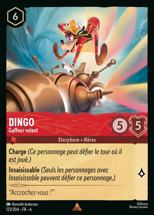 Dingo - Gaffeur volant (123/204) - Rare