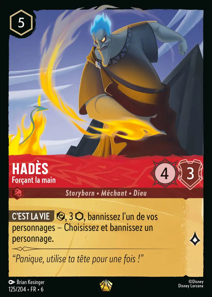 Hades - Forçant la main (125/204) - Légendaire - Cold Foil