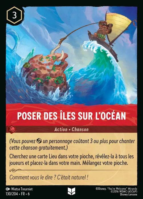 Poser des îles sur l'océan (130/204) - Inhabituelle