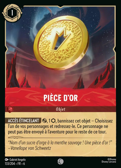 Pièce d'or (133/204) - Commune - Cold Foil