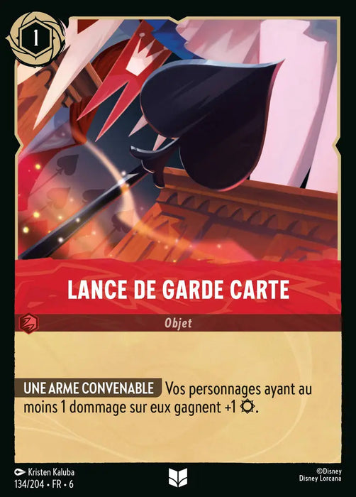 Lance de garde carte (134/204) - Inhabituelle