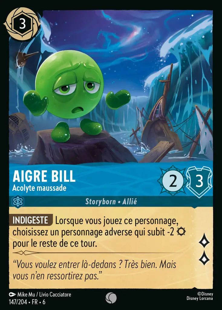 Aigre Bill - Acolyte maussade (147/204) - Commune - Cold Foil