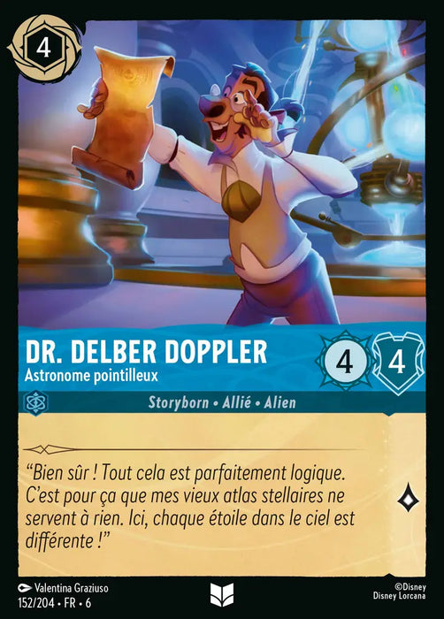 Dr. Delber Doppler - Astronome pointilleux (152/204) - Inhabituelle - Cold Foil