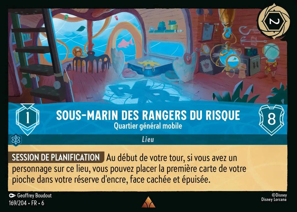 Sous-marins des Rangers du risque - Quartier général mobile (169/204) - Rare