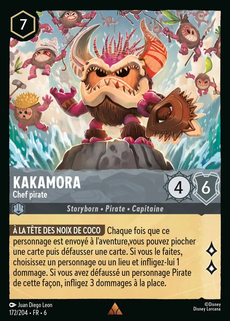 Kakamora - Chef pirate (172/204) - Rare - Cold Foil