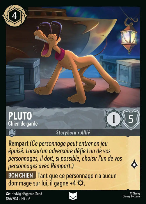 Pluto - Chien de garde (186/204) - Inhabituelle - Cold Foil