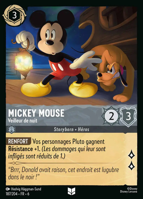 Mickey Mouse - Veilleur de nuit (187/204) - Inhabituelle