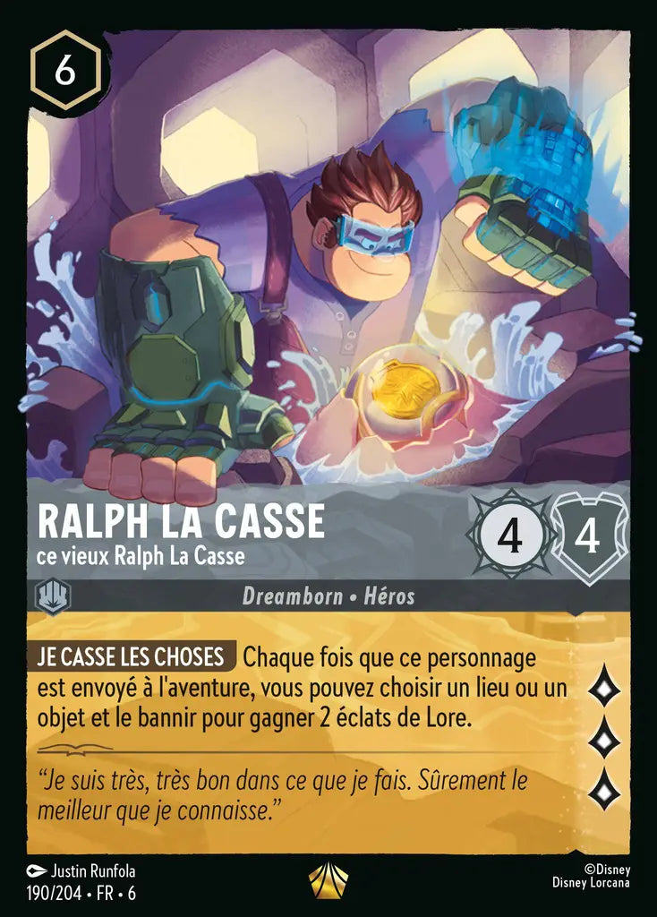 Ralph La Casse - ce vieux Ralph La Casse (190/204) - Légendaire - Cold Foil