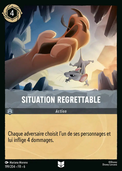 Situation regrettable (199/204) - Inhabituelle