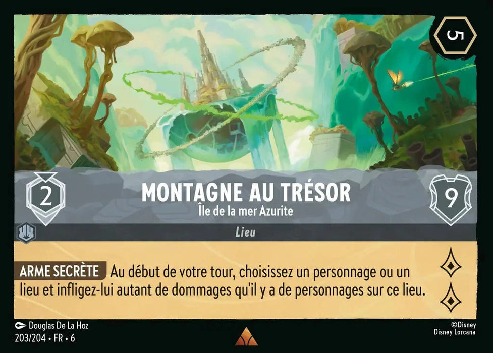 Montagne au trésor - Île de la mer Azurite (203/204) - Rare