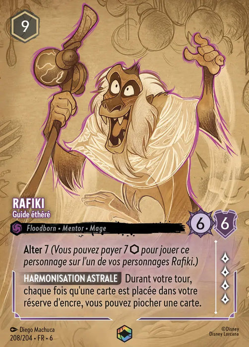 Rafiki - Guide éthéré (Enchantée) (208/204) - Enchantée - Holofoil