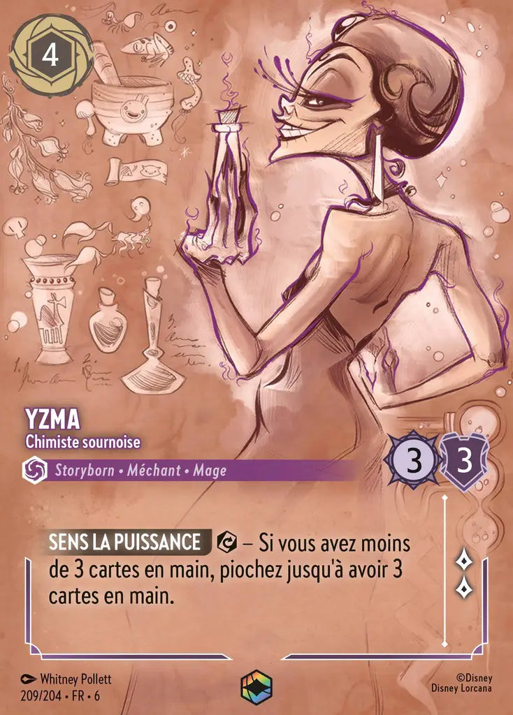 Yzma - Chimiste sournoise (Enchantée) (209/204) - Enchantée - Holofoil