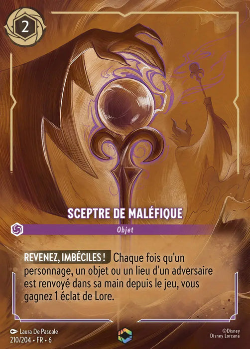 Sceptre de Maléfique (Enchantée) (210/204) - Enchantée - Holofoil