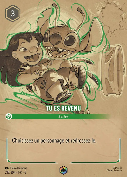 Tu es revenu (Enchantée) (213/204) - Enchantée - Holofoil