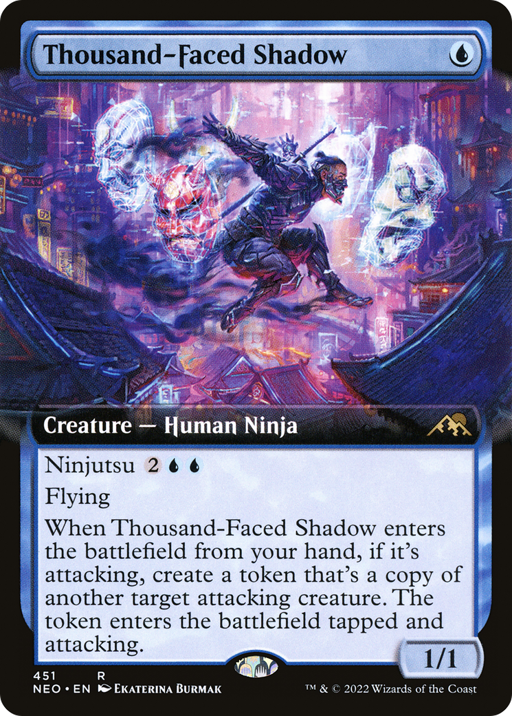 Thousand-Faced Shadow (NEO-451) - rare: (Extended Art) - Foil