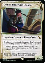 Delney, Streetwise Lookout (MKM-378) - mythic: (Showcase) - Foil