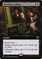 Bloodline Culling (MID-343) - rare: (Extended Art) - Foil