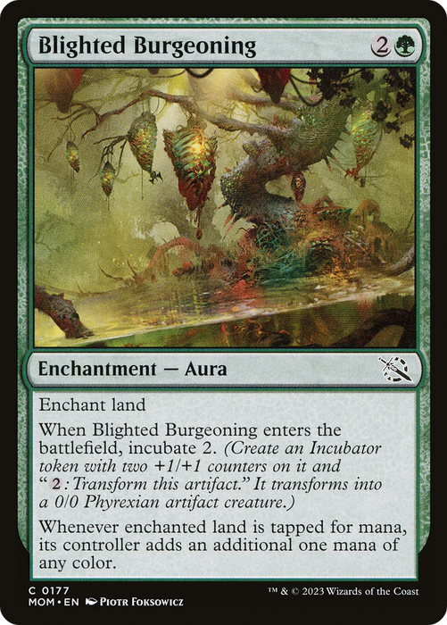Blighted Burgeoning (MOM-177) - common - Foil