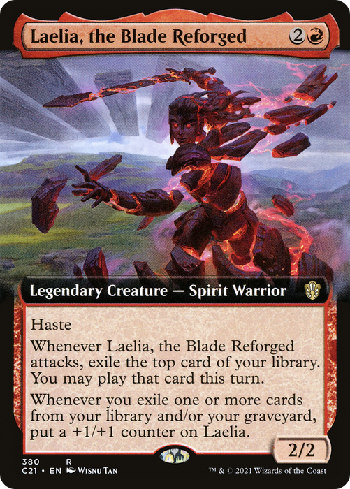 Laelia, the Blade Reforged (C21-380) - rare: (Extended Art)