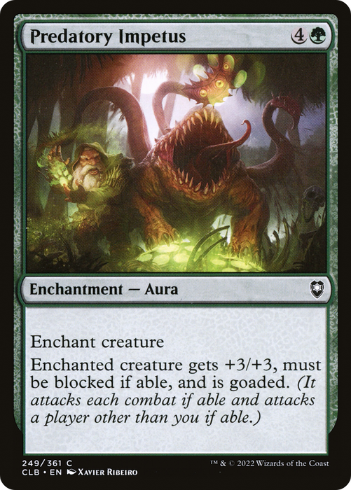 Predatory Impetus (CLB-249) - common - Foil