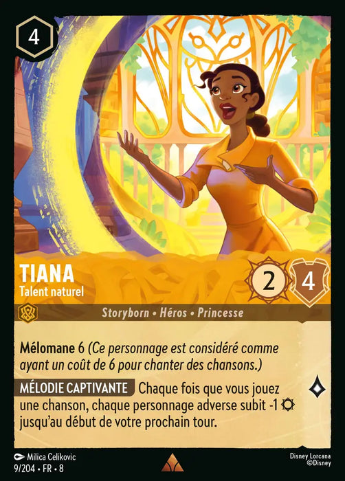 Tiana - Talent naturel (9/204) - Rare - Cold Foil
