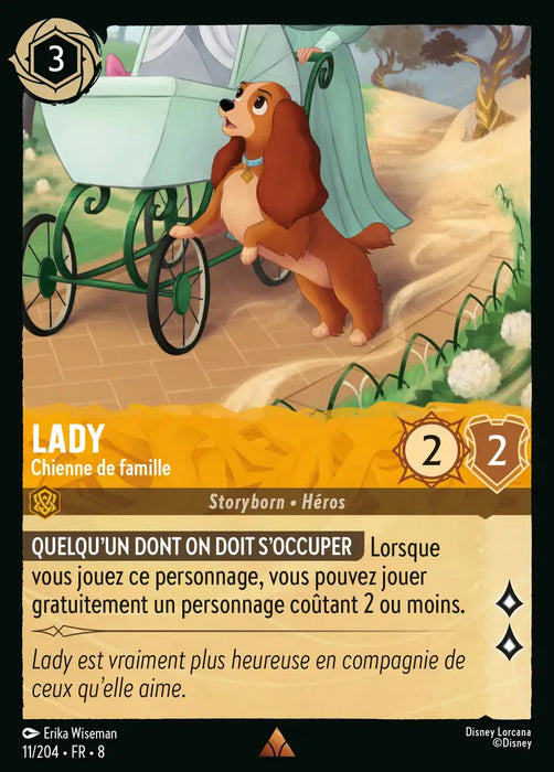 Lady - Chienne de famille (11/204) - Rare - Cold Foil