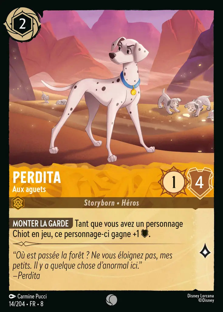 Perdita - Aux aguets (14/204) - Commune - Cold Foil