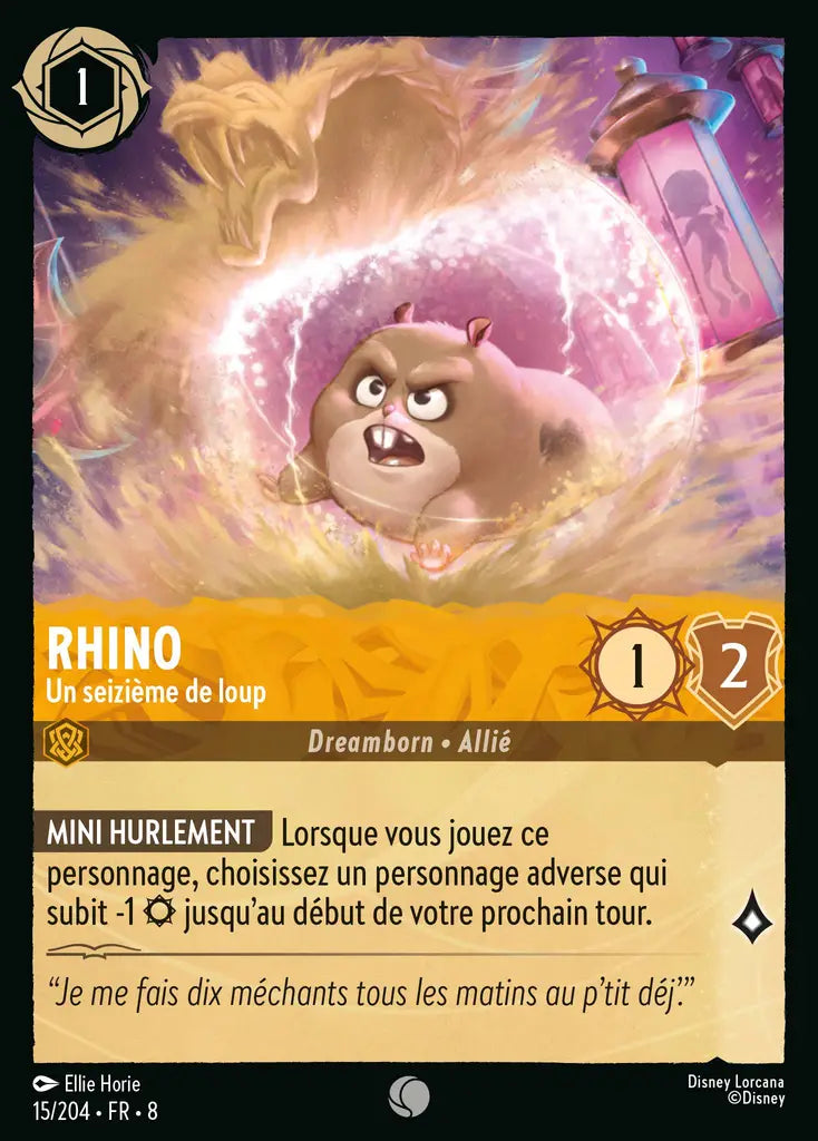 Rhino - Un seixième de loup (15/204) - Commune - Cold Foil