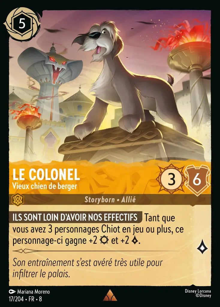 Le Colonel - Vieux chien de berger (17/204) - Rare