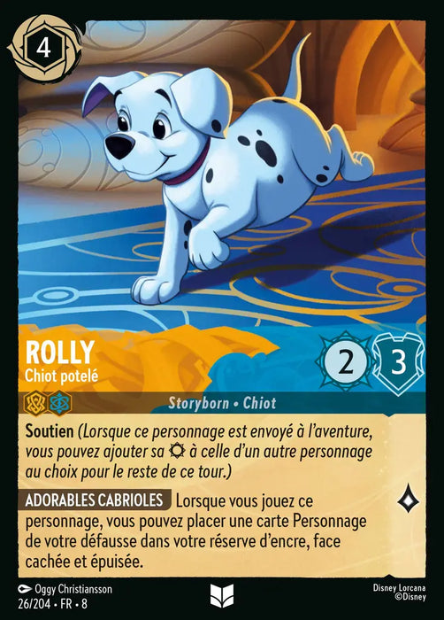 Rolly - Chiot potelé (26/204) - Inhabituelle - Cold Foil