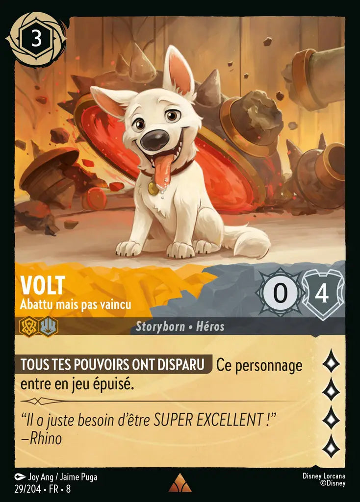 Volt - Abattu mais pas vaincu (29/204) - Rare - Cold Foil